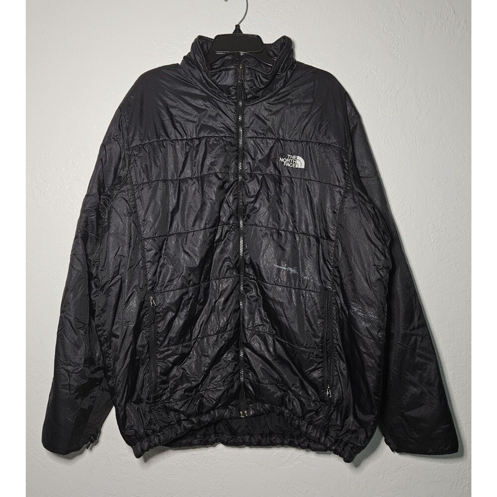 The North Face Black Light Weight Zip-Up Puffer Jacket Men's Size XXL